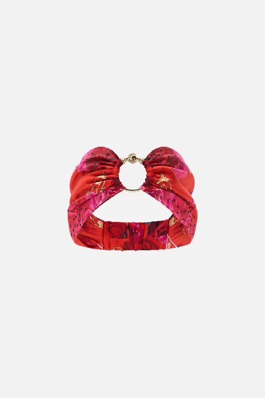 RING HEADBAND ITALIAN ROSA