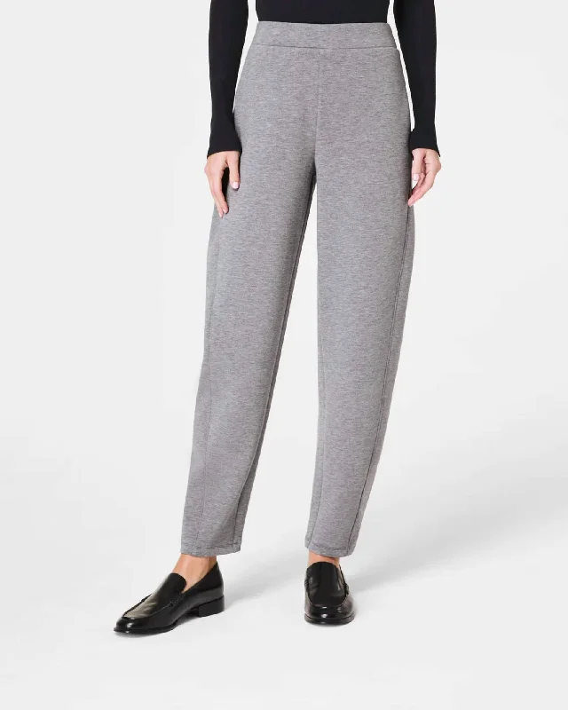 Airessentials Barrel Pants In Heather Grey