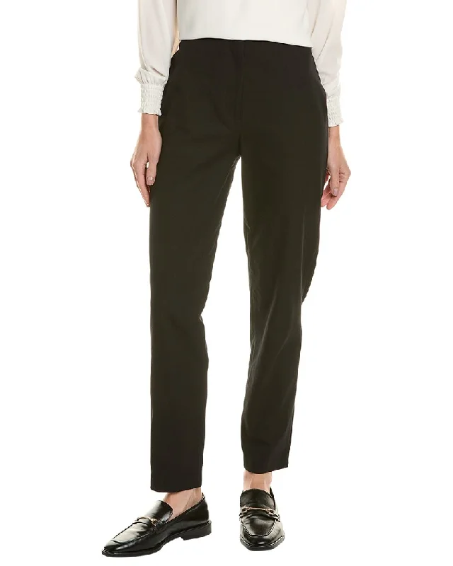 Donna Karan High-Rise Slim Leg Trouser