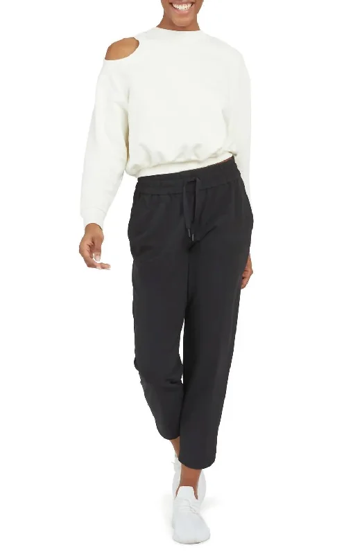 Out Of Office Tapered Pants In Very Black