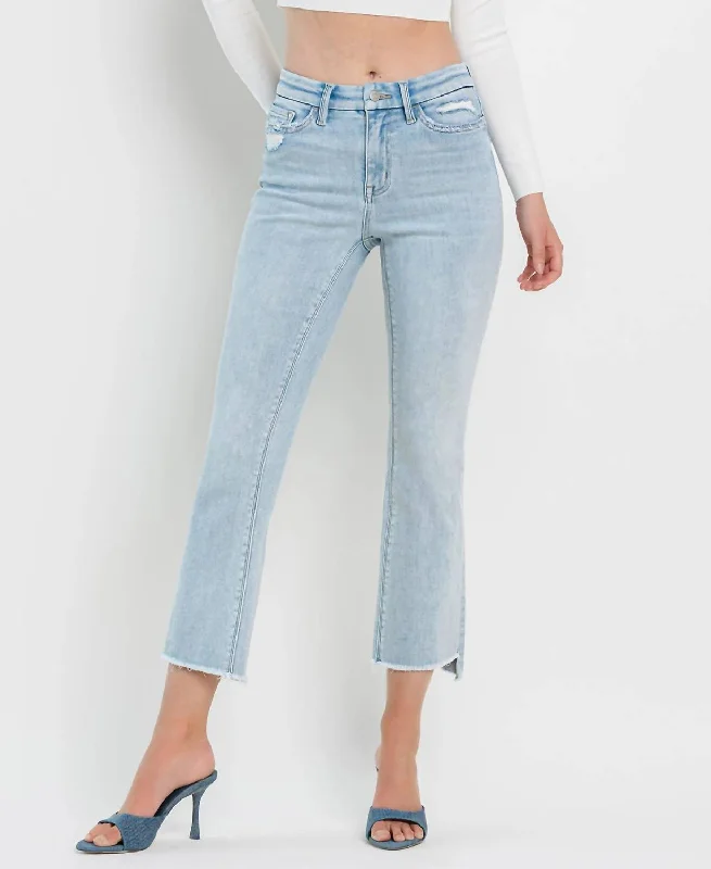 She's My Type Flare Jeans In Light Wash