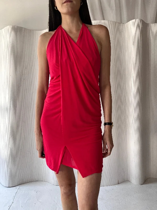 Plein Sud 2000s Pink Backless Dress