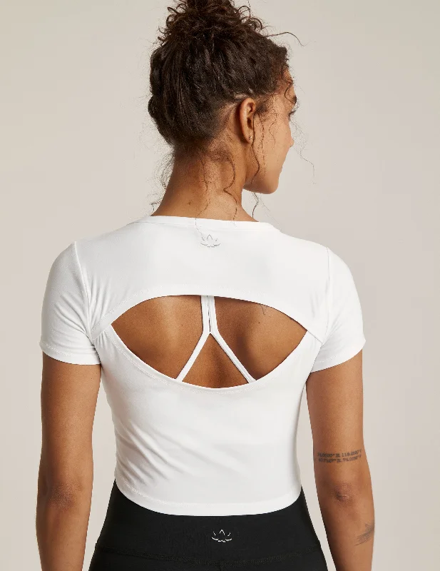 Featherweight Perspective Cropped Tee