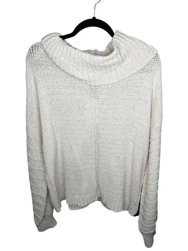 Sweater By Wonderly In White, Size: 1x